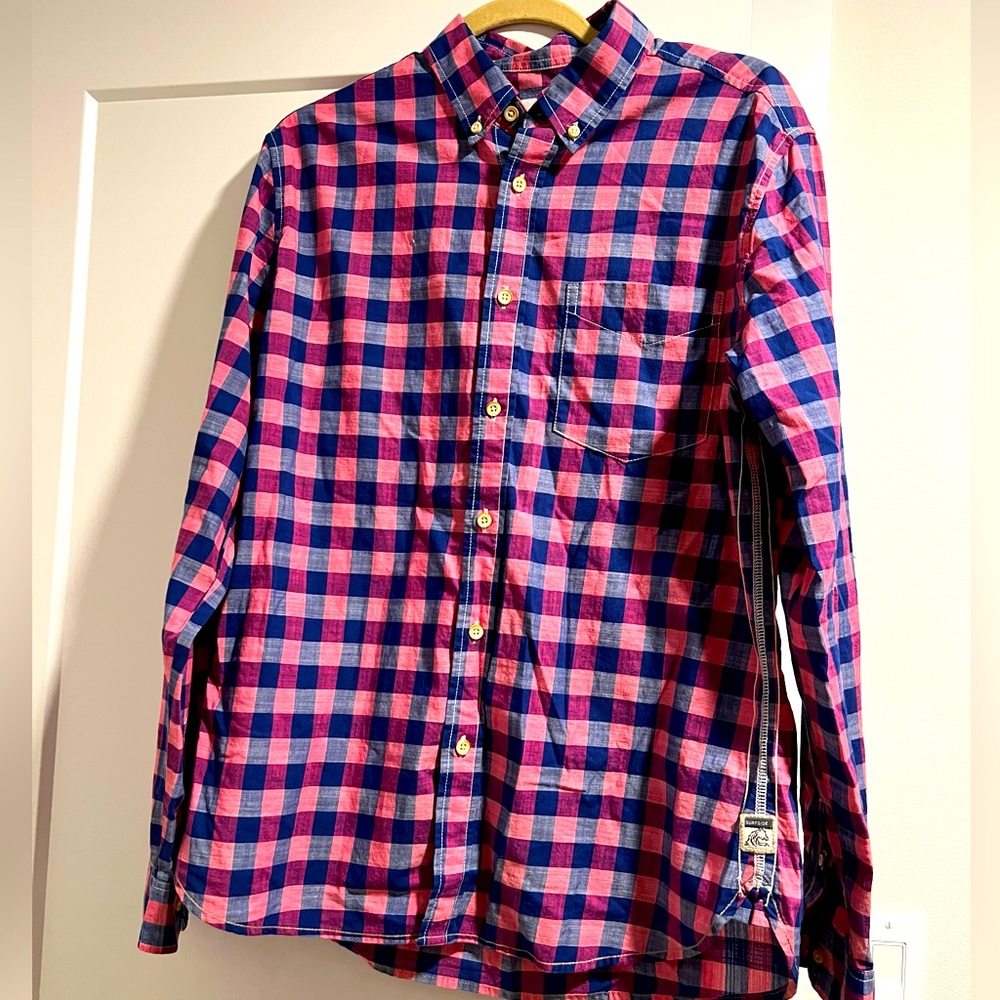 Surfside Supply Plaid Button Down Shirt Men’s Medium